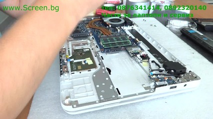 Почистване на Toshiba L850 в сервиза на Screen.bg