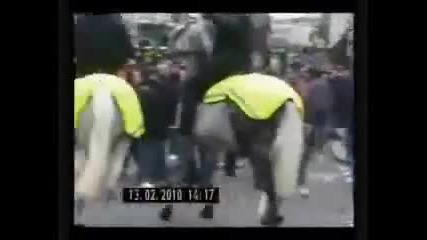 Football hooligans Chelsea Cardiff city 2010 