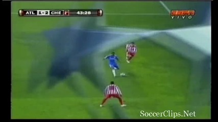 Atl Madrid - 1 - 2 - Chelsea - Drogba 