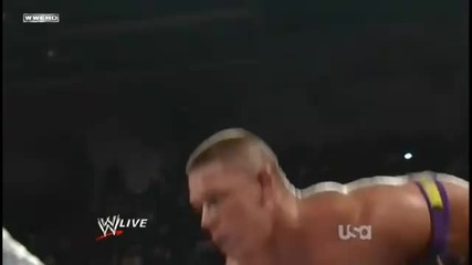 John Cena - Diving Leg Bulldog