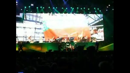 The Big 4 - Gelsenkirhen - All Nightmare Long- Hos on screen