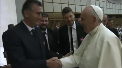 Сан Лоренсо зарадва Папа Франциск