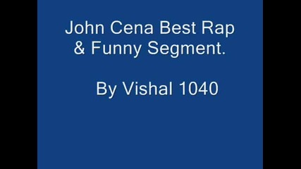 Wwe John Cena Rapping And Segments