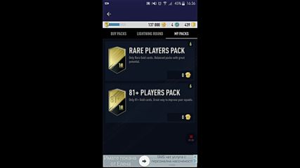 pack opening