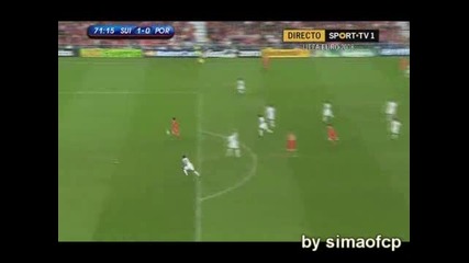 Euro 2008 Швейцария - Португалия 1:0 Якин