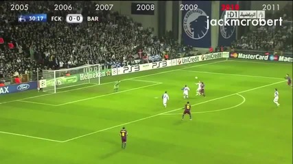 Lionel Messis 202 Goals for Barcelona in 12 Minutes