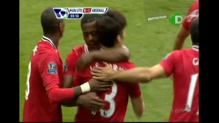 Manchester United - Arsenal - гол на J. Park
