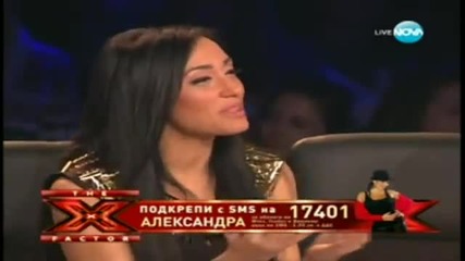 Коледен концерт X Factor Aleksandra ( Sanny ) Beyonce Silent Night