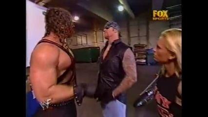 The Undertaker and Kane in the parking lot talking about Ddps shrine 