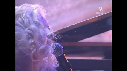 Невероятно! Lady Gaga - Speechless (live Ama 2009) 