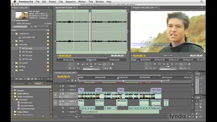 Редактиране на звук в Premiere pro 