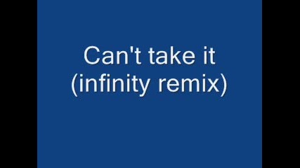 Cant take it (remix ) 