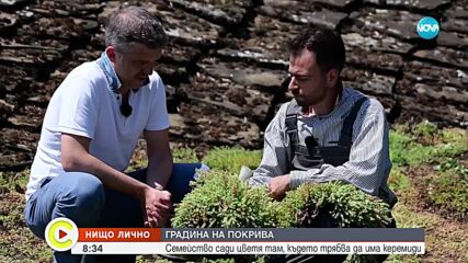 „Нищо лично“: Семейство сади цветя там, където трябва да има керемиди (ВИДЕО)