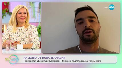 Тенисистът Димитър Кузманов-Мико в подготовка за голям мач - „На кафе” (30.01.2023)