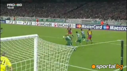Панатинайкос [ 0:3 ] Барселона // 24.11.2010г. // Шампионска лига