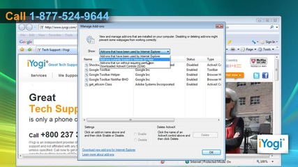 How to enable add-ons in Internet Explorer® 7 in Windows® Vista