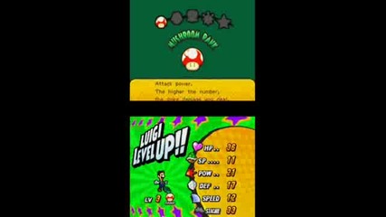 Mario and Luigi - Bowsers Inside Story - Walkthrough - Part 10b (we level up. ya - ya - yahoo!) 