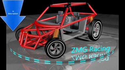 Dune Buggy c4d template
