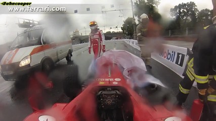 Кобаяши смачка F1 Ferrari в Москва