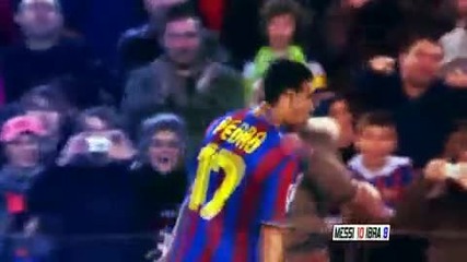 Messi & Ibrahimovic & Pedro - Skills and Goals 2010[hd]