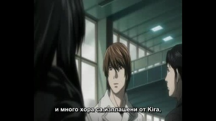 Death Note - епизод 06 Bg Sub 