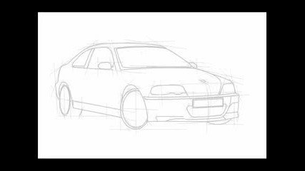 Рисуване на Bmw M3 с Paint 