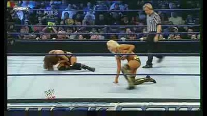 Maryse Vs. Eve Torres (non - Title) (ft. Michelle Mccool & Melina) 06.02.09