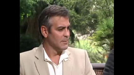 Interview With George Clooney And Brad Pit