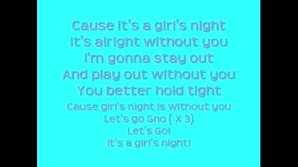 Miley Cyrus - G.n.o (girls Night Out) Lyrics 