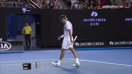 Grigor Dimitrov vs Roger Federer Full Match Hd Australian Open 2016 Part 2