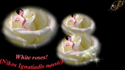 Даровете от природата - бели рози ... ( Nikos Ignatiadis music) --- [ Original title - i love you ]