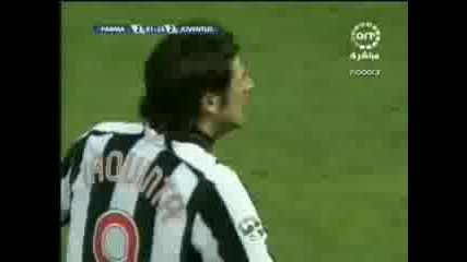 Juventus - Parma 2 2 Iaquinta Goal