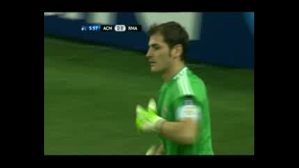 Ac Milan 2 - Real Madrid 2 Hd. Cristiano, Pepe e Iker en zona Mixta. 3_11_2010