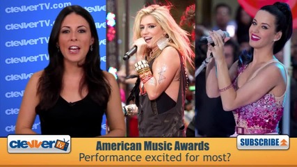 2010 American Music Awards Performers Justin Bieber, Katy P 