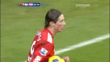 2011 - 01 - 22 Wolverhampton vs Liverpool 0 - 1 Torres (36) 