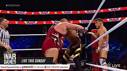 AJ Styles attempts to blindside The Street Profits during their match: Raw, Nov. 29, 2021