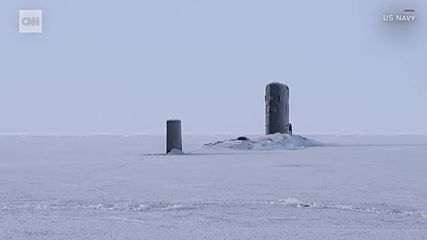 Us подводници замръзнаха