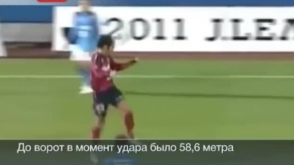Японец счупи рекорд на Гинес – вкара гол с глава от 58 метра!