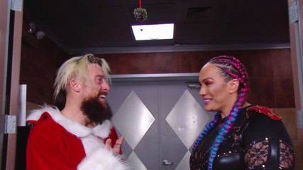 Nia Jax attempts to lift Enzo Amore's holiday spirits: Raw, Dec. 25, 2017