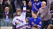 Ansel Elgort and Violetta Komyshan Heat Up the Hockey Game With Some Steamy PDA--See the Pics!