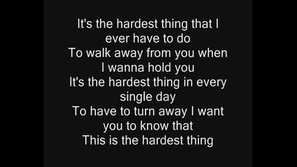 Tose Proeski - The Hardest Thing [s Text ]