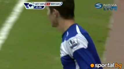 Уест Хям - Бирмингам 0 - 1 