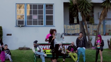 Redfoo & The Party Rock Crew( La Freak Crew) I'll Award You With My Body ( Hollywood Bus Stop)