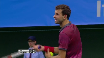 18.10 Григор Димитров !!! Два невероятни удара и победа