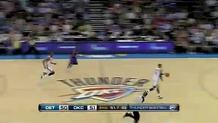 Oklahoma City Thunder vs Detroit Pistons 104 - 94 [11.03.2011]