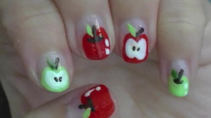 Cute Apple Nails