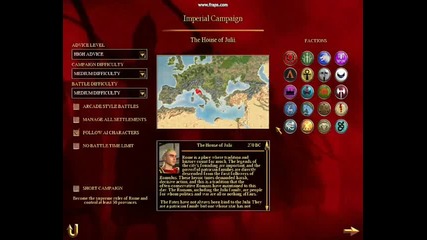 Rome Total War Campaign