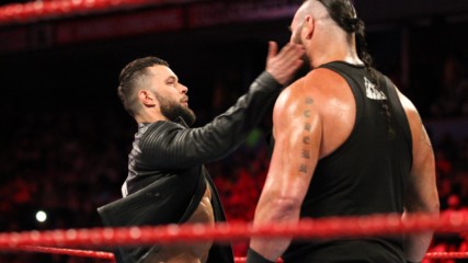 Finn Bálor slaps Braun Strowman: Raw, May 28, 2018