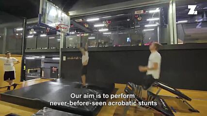 Meet the world-famous acrobatic basketball team bringing the fire