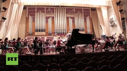 Ukraine: Classical pianist Valentina Lisitsa auditions for 'Great Patriotic War' concert